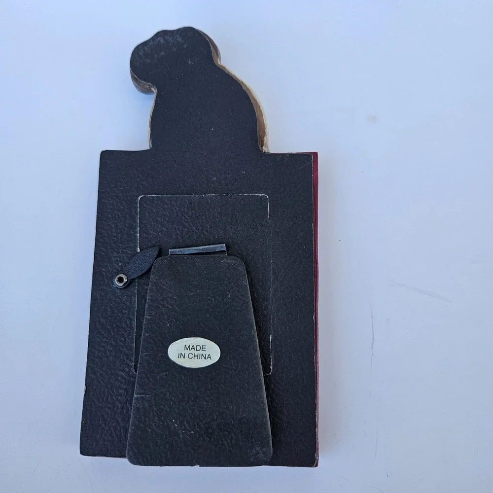 Vintage Dog‎ Photo Frame Puppy Picture Frame Small Desk Decor Bone Accent